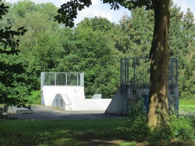 Beleuchtung für die Skateranlage